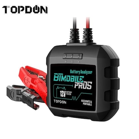 Topdon BT Mobile Pro S -12V Wireless Battery and System Tester with Bluetooth 4.0 TDP-TD52130045